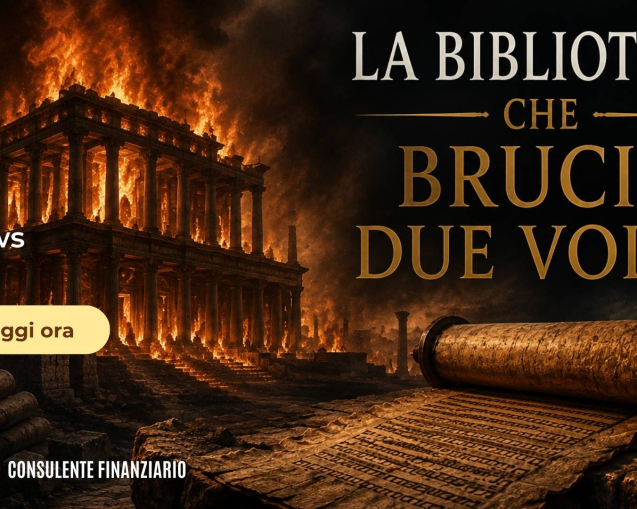 La biblioteca che bruciò due volte